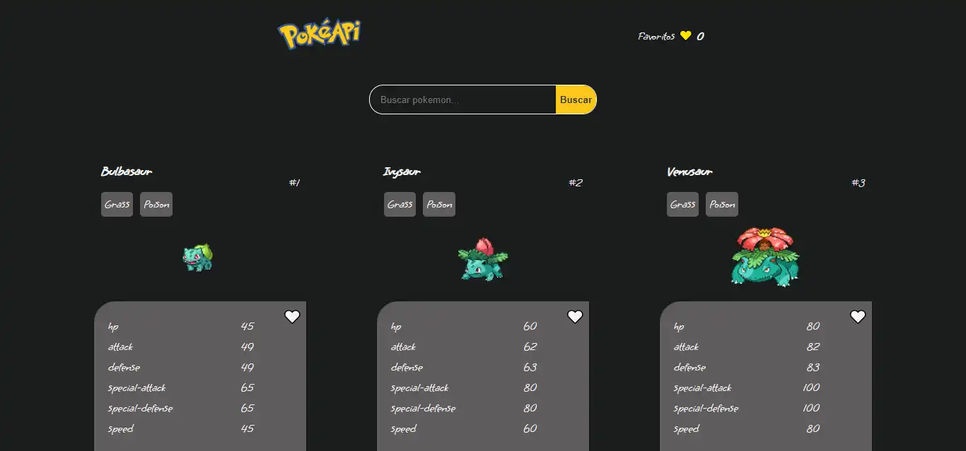App Pokedex with React Js